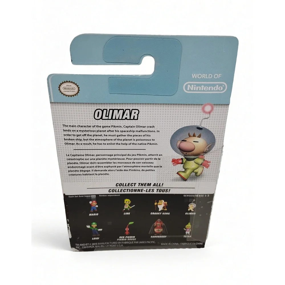JAKKS Pacific World of Nintendo Olimar 2.5 Inch Figure Pikmin Collectible Toy